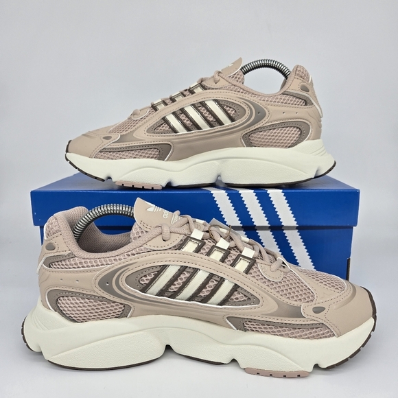New Adidas Originals Ozmillen Beige Wonder White Orchid Women's Shoes Size 9 - Picture 6 of 8